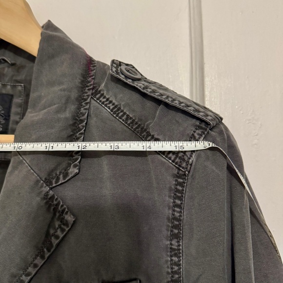 Express Men's Gray Military Detail Blazer | Size: Small / 36S | Color: Gray - Picture 6 of 10